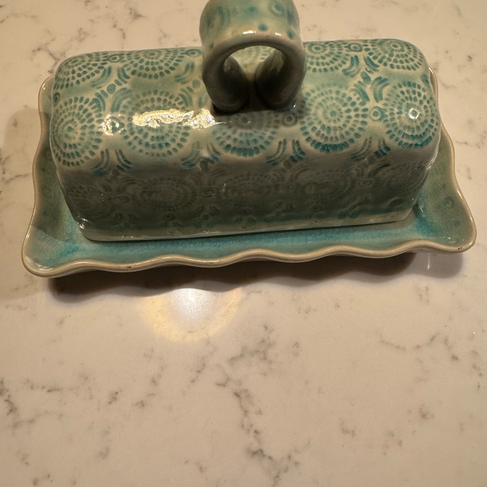 Anthropologie Blue and White Kitchen Tool